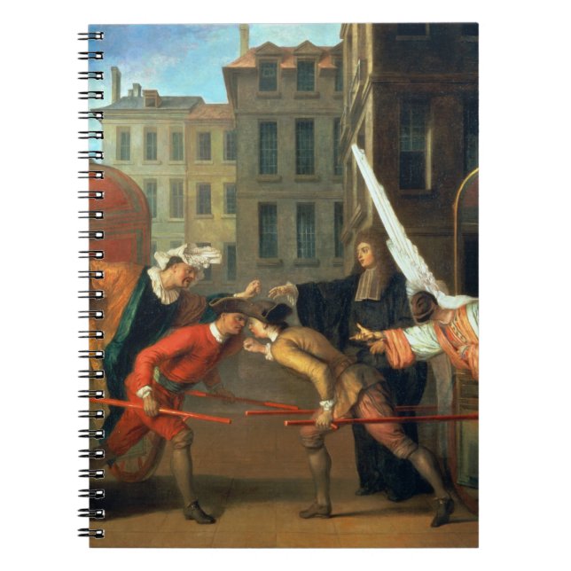 Caderno Espiral Os dois treinadores, uma cena adicionaram à (Frente)