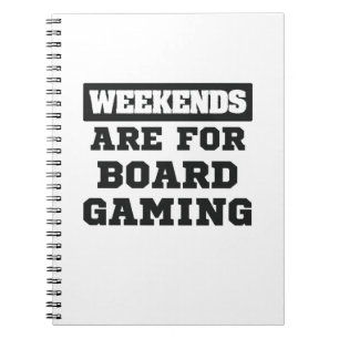 Caderno Espiral Os Finais De Semana Do Gamer De conselho São Para