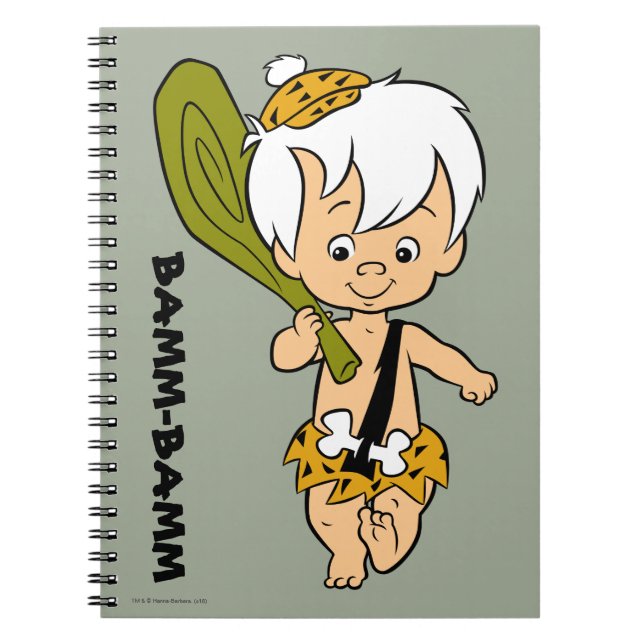 Caderno Espiral Os Flintstones | Bamm-Bamm Rubble (Frente)