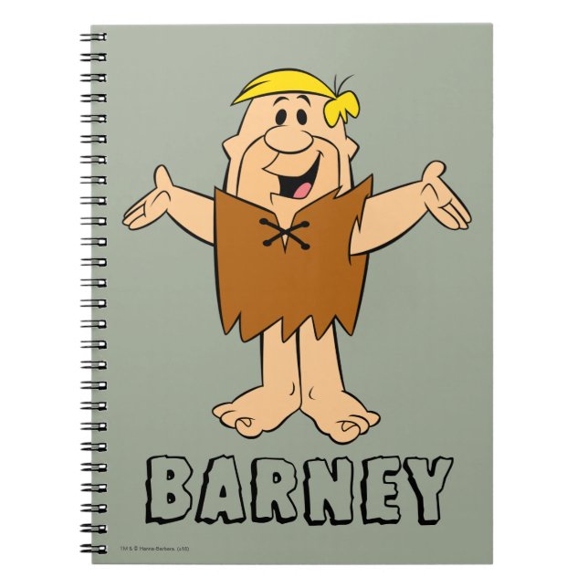 Caderno Espiral Os Flintstones | Barney Rubble (Frente)