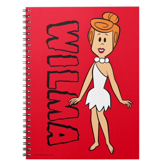 Caderno Espiral Os Flintstones | Wilma Flintstone (Frente)