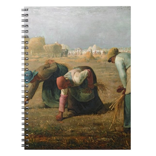 Caderno Espiral Os Gleaners, 1857 (Frente)