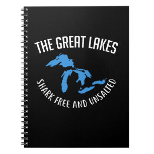 Caderno Espiral Os Grandes Lagos