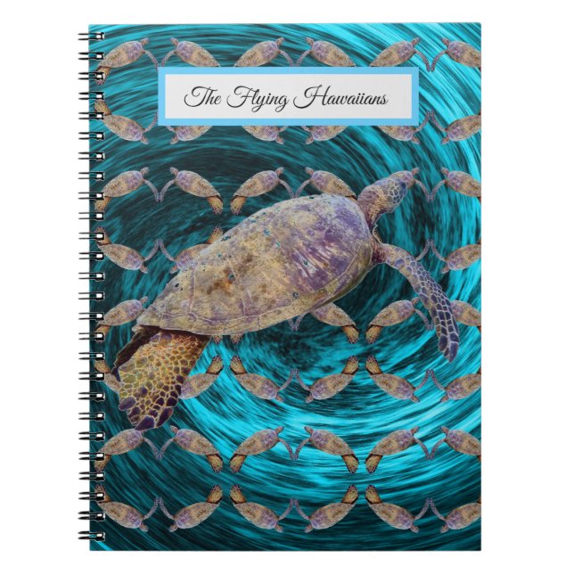 Caderno Espiral Os Hawaiianos voadores (Frente)