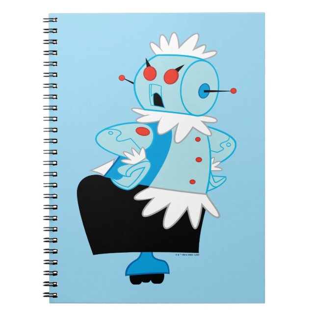 Caderno Espiral Os Jestons | Rosie the Robot (Frente)