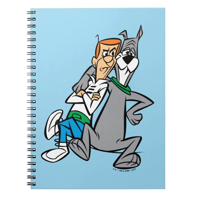 Caderno Espiral Os Jetsons | George & Astro Buddies (Frente)