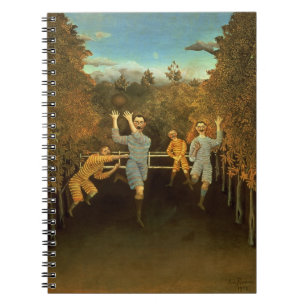 Caderno Espiral Os jogadores de futebol, 1908 (óleo em canvas)