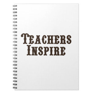 Caderno Espiral Os professores inspiram