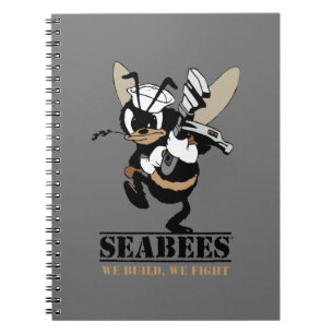 Caderno Espiral Os Seabees que nós nos construímos lutam o bloco