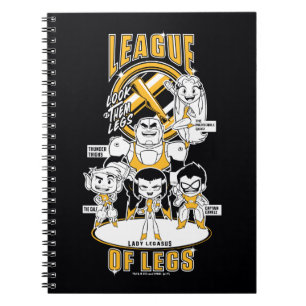 Caderno Espiral Os titã adolescentes vão! liga de   dos pés