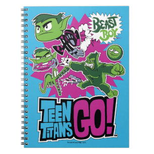 Caderno Espiral Os titã adolescentes vão! menino Shapeshifts do
