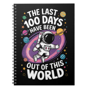 Caderno Espiral Os Últimos 100 Dias Foram Fora do Mundo