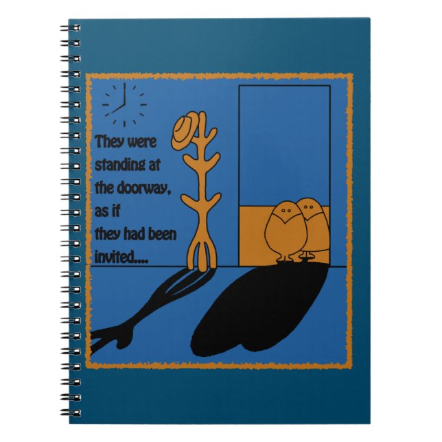 Caderno Espiral Os Visitantes (Frente)