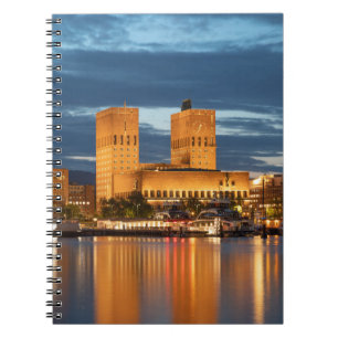 Caderno Espiral Oslo City Hall Noruega