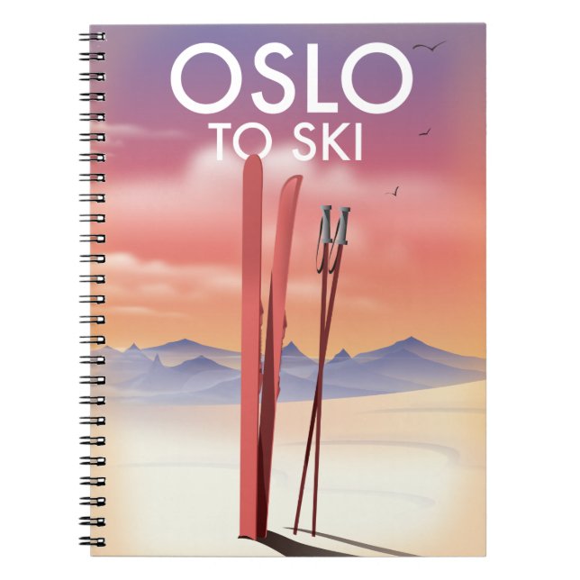 Caderno Espiral Oslo Para Esqui (Frente)