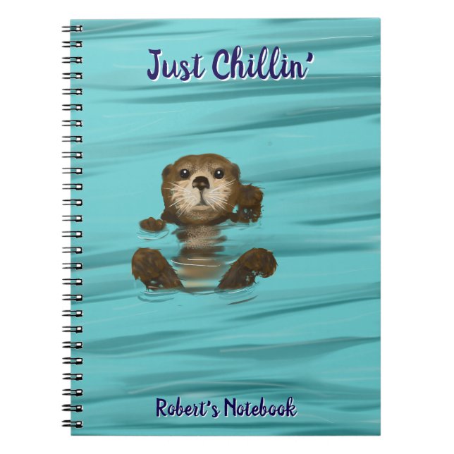 Caderno Espiral Otter, Apenas Capturando Notebook Fotográfico Espi (Frente)