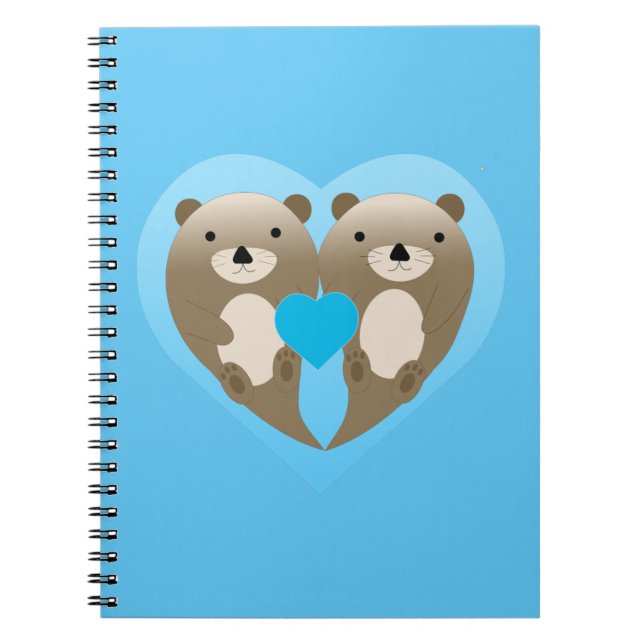 Caderno Espiral Otter Love (Frente)