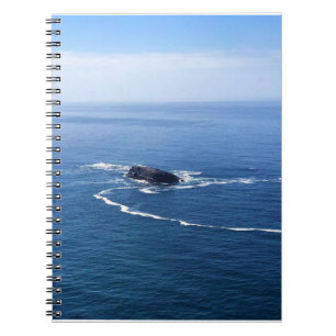 Caderno Espiral Otter Rock, Cape Foulweather, Newport, Oregon