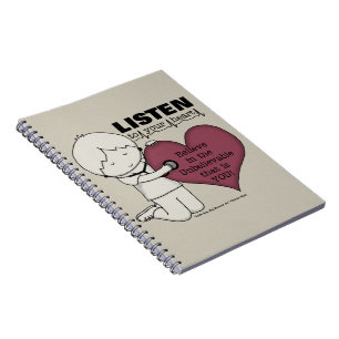 Caderno Espiral Ouça Seu Coração