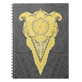 Caderno Espiral Ouro