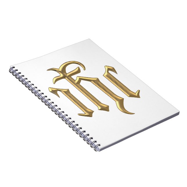 Caderno Espiral Ouro "3-D" IHC (Lado Direito)