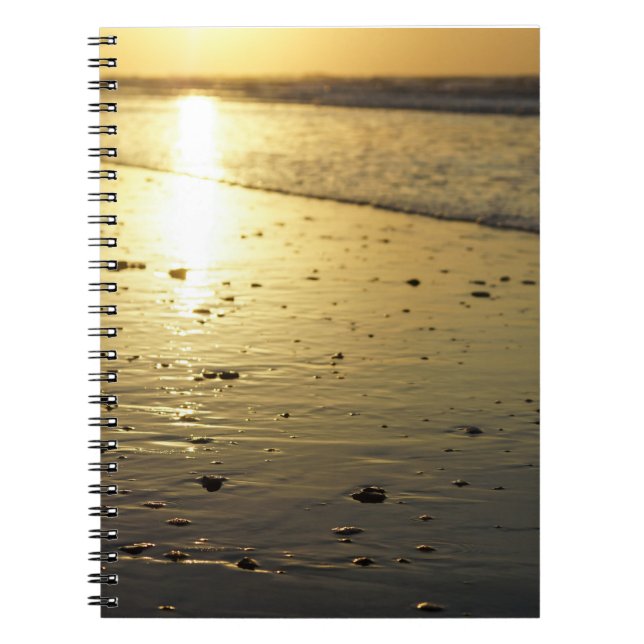 Caderno Espiral Ouro Glassy Sand (Frente)