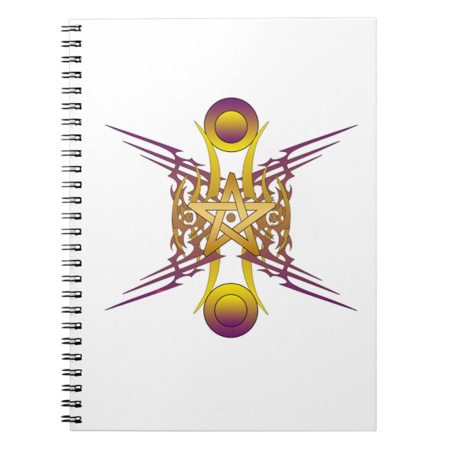 Caderno Espiral Ouro Star (Frente)
