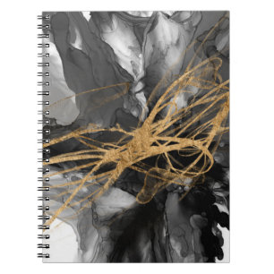 Caderno Espiral Ouro Vortex I
