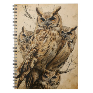 Caderno Espiral Ouros Artesanais Vintage