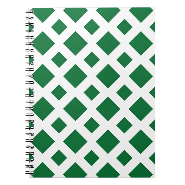 Caderno Espiral Ouros Verdes em Branco (Frente)