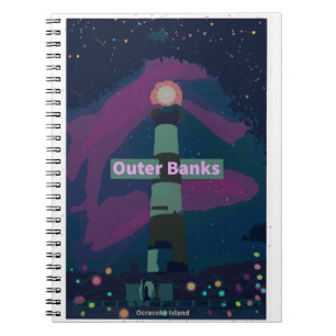 Caderno Espiral Outer Banks - Ilha Bodie.
