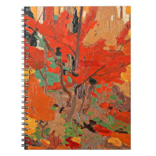 Caderno Espiral Outono, arte fina de Tom Thomson,