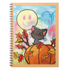 Caderno Espiral Outono Purrfeito - Arte Infantil para CHOC