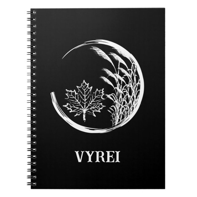 Caderno Espiral Outono / Queda (Frente)