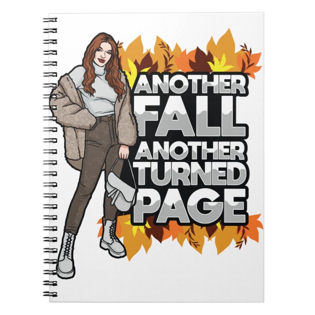 Caderno Espiral Outra Queda e virada Página Graças (Frente)