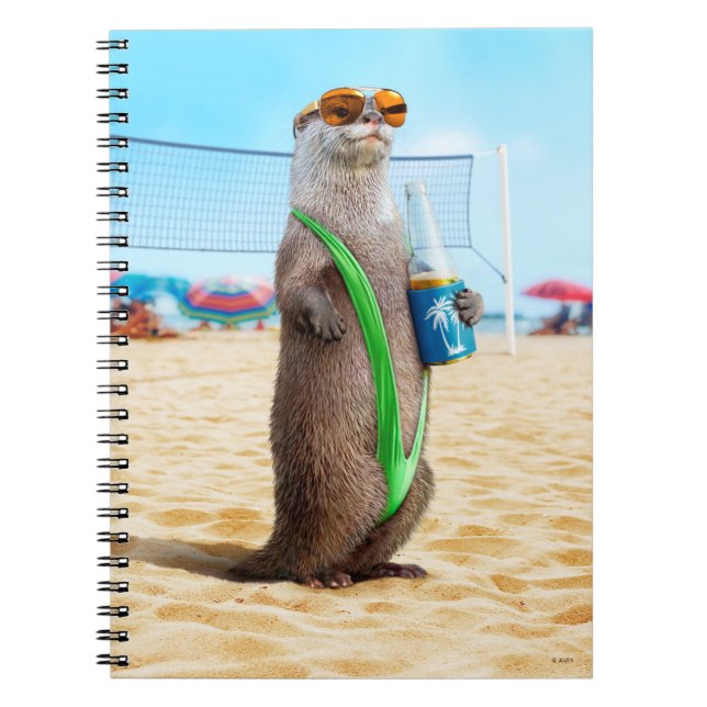Caderno Espiral Outra Vestindo Mankini (Frente)