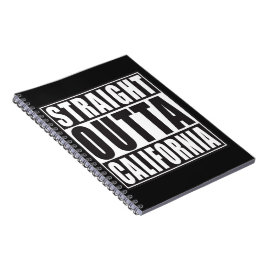 Caderno Espiral Outta reto Califórnia