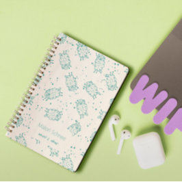 Caderno Espiral Ovelhas Fofas – Padrão Caprichoso e Sem Costuras
