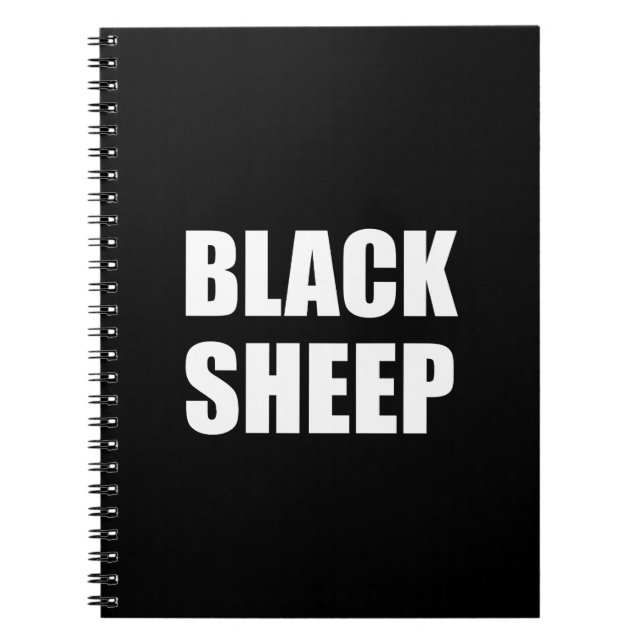 Caderno Espiral Ovelhas negras (Frente)