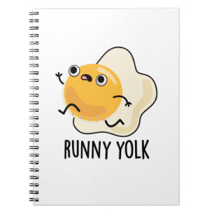 Caderno Espiral Ovos Engraçados Com Gema Molenga