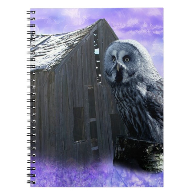 Caderno Espiral Owl Barn Shed (Frente)