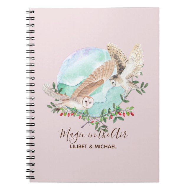 Caderno Espiral OWL GIFTS - Personalizado (Frente)
