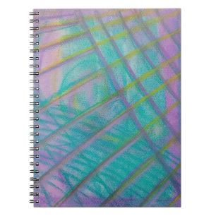 Caderno Espiral P34 Arte Abstrata Colorida Única