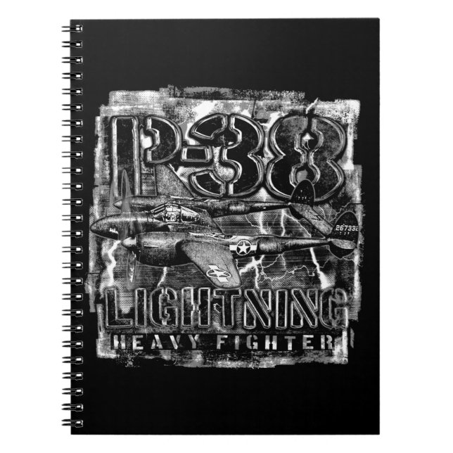 Caderno Espiral P-38 Relâmpago (Frente)