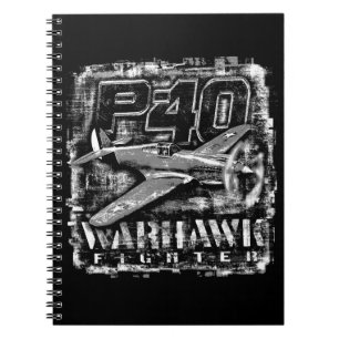 Caderno Espiral P-40 Warhawk