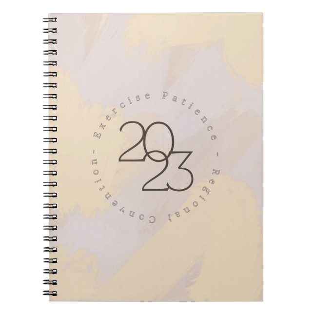 Caderno Espiral Paciência do Exercício | Convenção Regional de 202 (Frente)