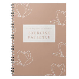 Caderno Espiral Paciência do Exercício | Convenção Regional de 202