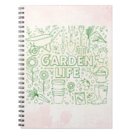 Caderno Espiral Pacote de Jardim