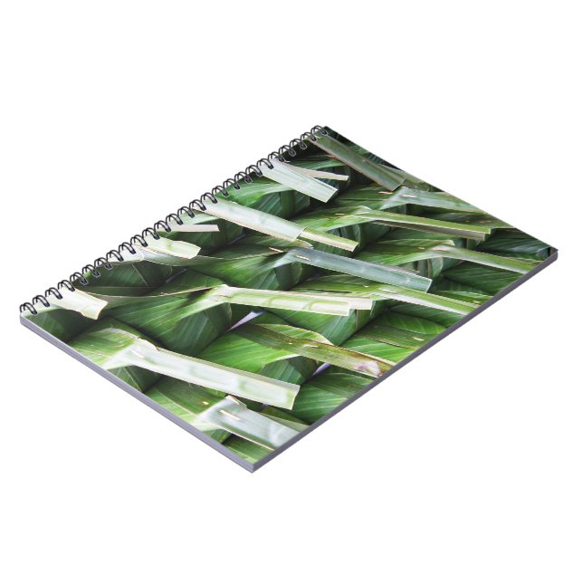 Caderno Espiral Pacotes de Folha de Banana Embalados (Left Side)
