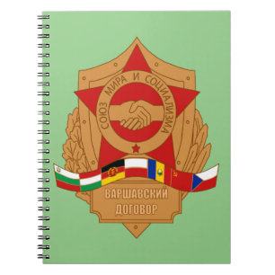 Caderno Espiral Pacto de Varsóvia, CCCP, Europa Oriental Socialist